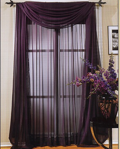 A escolha do tecido para cortinas: tipo, cor, design