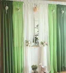 decoração de cortinas com flores