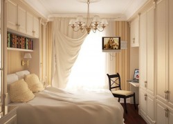 piccolo design della camera da letto