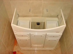 Waschbecken Installation