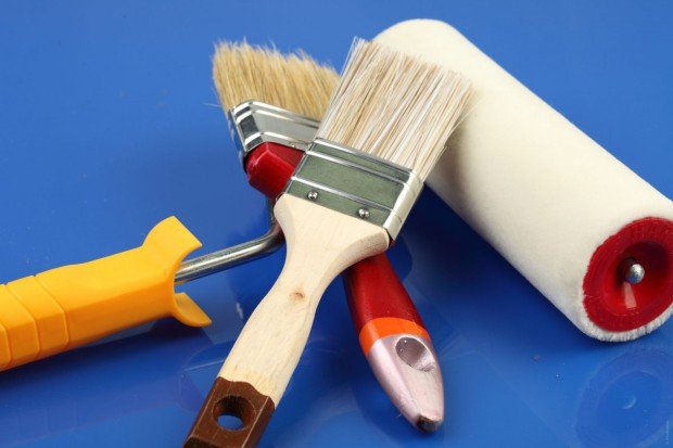 5 tipov na výber nástroja na maľovanie stien a stropov