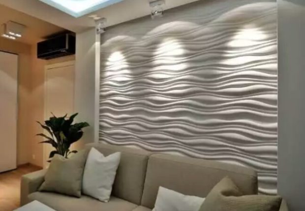 10 Tipps für die Auswahl von 3D-Gipsplatten für Wände: Form, Installation
