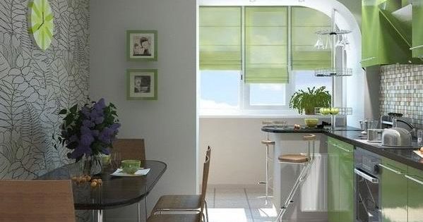 Virtuvė kartu su balkonu: 6 dizaino patarimai