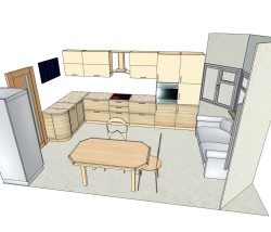 projek reka bentuk dapur 2