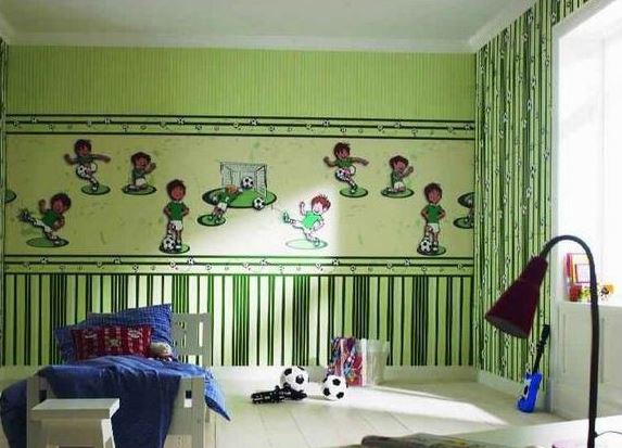Wybierz tapetę w pokoju dziecinnym: materiał, kolor, wzór