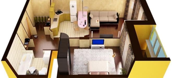 Rekonštrukcia jednoizbového bytu na dvojizbový byt: 4 tipy