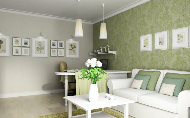 Que papel de parede escolher para a sala de estar: vista, cor, padrão, estilo