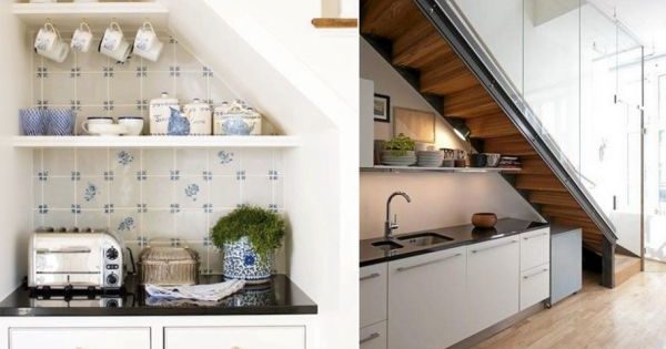 The design of the space under the stairs in the house: 22 ideas + photo