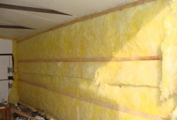 insulating garahe mula sa loob na may mineral na lana 2