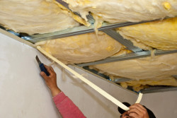 insulating ang garahe mula sa loob na may lana ng mineral